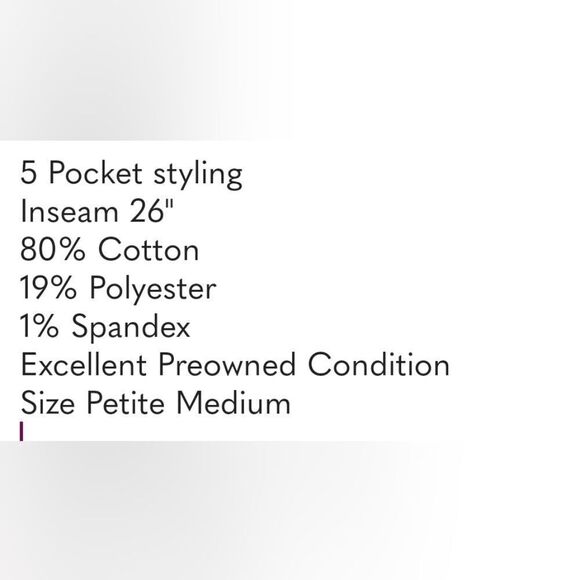 Indigo Blue Maternity Jeans Full Panel Petite Medium - Picture 4 of 7